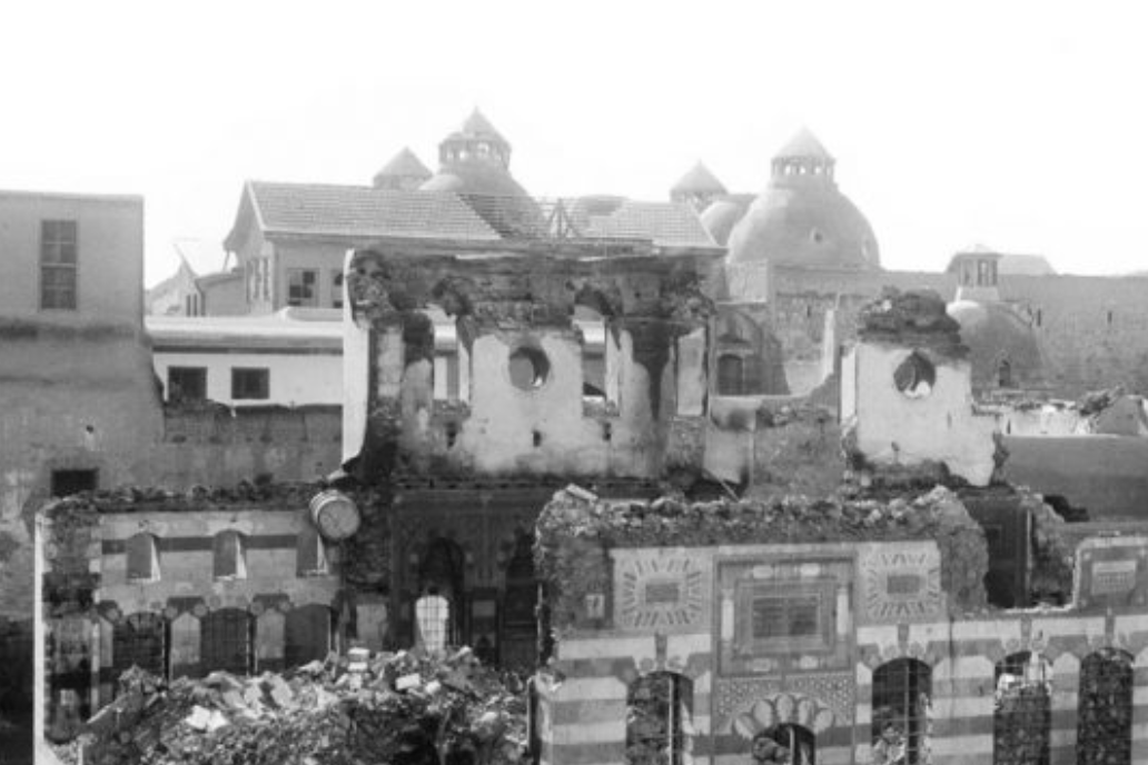 Damas-Azem Palace, fire of 1925